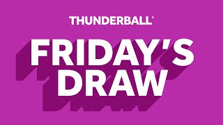 The National Lottery Thunderball draw results from Friday 29 December 2023 [upl. by Baras]