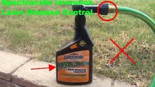 ✅ How To Use Spectracide Immunox Lawn Disease Control Review [upl. by Ohcamac]