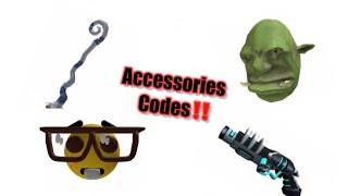 All accessories codes‼️roblox hsl roblox robloxcodes highschoollife [upl. by Baumann]