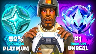 Platinum to Unreal SPEEDRUN Solo Fortnite Ranked [upl. by Bevash293]