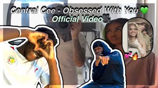 KENZA💕 Central Cee  Obsessed With You Official Video REACTION  UK🇬🇧 [upl. by Fanya]