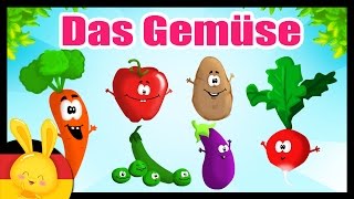 Das Gemüse auf deutsch lernen  German vocabulary  Fruits amp vegetables  Titounis [upl. by Aneelad645]