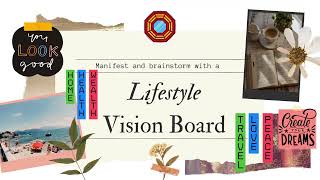 Lifestyle Vision Board Modern Scrapbook Whiteboard Presentation [upl. by Enattirb]