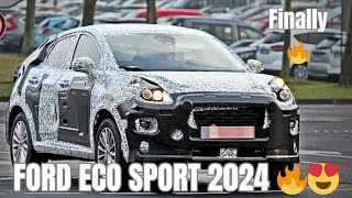 Finally Ford Eco Sport Facelift 2024 🔥😍  Ford Eco Sport 2024  New Ford Eco Sport Facelift 2024 [upl. by Ttennaej675]