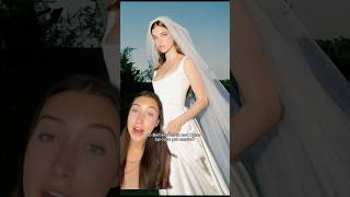 barbara palvin’s wedding dress viviennewestwood [upl. by Phonsa]