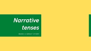 NARRATIVE TENSES [upl. by Annaehr786]