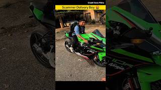 Scammer Delivery Boy Ka Attitude To Dekho 🤬scammer deliveryboy attitude motovlog ninja001vlogs [upl. by Adao]