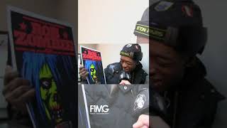 Lil Uzi Vert and his Rob Zombie poster [upl. by Pepi]