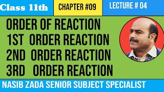 Order Of Reaction  1st Order Reaction 2nd Order Reaction 3rd Order Reaction NASIBZADASSS [upl. by Llemert]