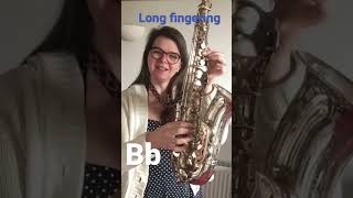 Long Bb Why use this Bflat trill on saxophone [upl. by Joannes992]