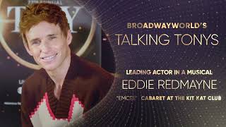 Tony Award Nominee Eddie Redmayne on CABARET on Broadway [upl. by Ludba]