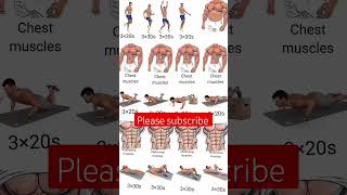 Chest muscles workout sixpack workout viralshort [upl. by Viva]