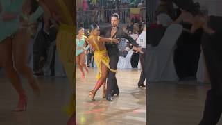 Manuel Longhitano amp Galya Guoyang  International Championships samba dance ballroomdance dancer [upl. by Drauode]