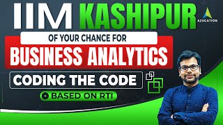 IIM Kashipur MBA Analytics 202426  Selection Criteria  Cutoffs CAT 2023  RTI [upl. by Lahey]