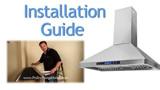 DIY How to Install a Wall Mount Range Hood  PLJW 129 [upl. by Eslehc68]