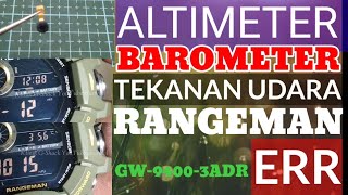 REPLACEMENT SENSOR ALTIMETER BAROMETER CASIO GSHOCK RANGEMAN GW94003ADR [upl. by Ennaylloh29]