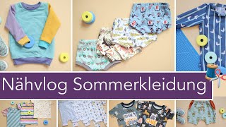 Vlog Ich nähe die komplette Sommergarderobe für den Kleinen selbst [upl. by Mensch442]