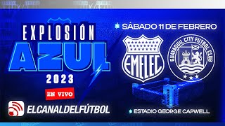 EXPLOSIÓN AZUL PRESENTACIÓN DE LA PLANTILLA DE EMELEC 2023 [upl. by Esten666]