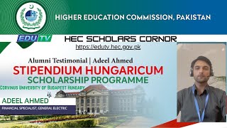 Stipendium Hungaricum Scholarship Programme Alumni Testimonial Adeel Ahmed [upl. by Ocram]