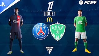 FC 24  Paris Saint Germain vs AS SaintÉtienne  Ligue 1 2425 full match  PS4™ [upl. by Small]