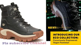 CAT Caterpillar Eco series  vegan Shoes  Eco Intruder and Eco Impact Carbon Composite Mens boots [upl. by Riha]