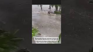 Hurricane Beryl Makes Landfall on Carriacou Island [upl. by Keeley]