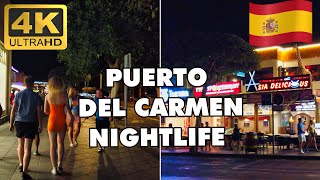 Puerto del Carmen Lanzarote Nightlife Canary Islands Spain [upl. by Studnia]