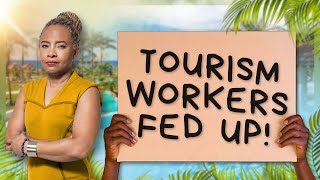 Jamaican Hotel Workers Strike [upl. by Dnalevelc]