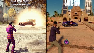 Saints Row The Third Remastered Vs Saints Row 2022  Comparison [upl. by Beitch]