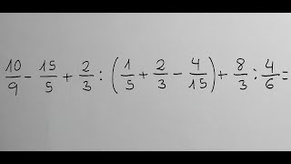 Operaciones combinadas con fracciones ejemplo 7 [upl. by Gawain]