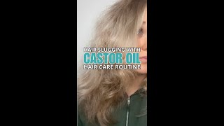 HAIR SLUGGING WITH CASTOR OIL [upl. by Skiba651]