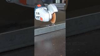 only geniuses could think of this cutting technique cuttingskills shorts metal ironwelding [upl. by Ordnas]