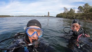 LAC DE LEAU DHEURE EUROPE CLUB PLONGEE REIMS 09 SEPTEMBRE 2018 [upl. by Autrey926]