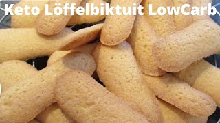 Keto LöffelbiskuitLowCarb Löffelbiskuit [upl. by Yruy418]