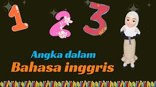 Belajar Angka 1 sampai 10 👉 dalam Bahasa Inggris [upl. by Rab43]