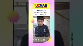 Meet Faizan from Ucmas Brisbane showing excellent mental math skills [upl. by Salkcin]