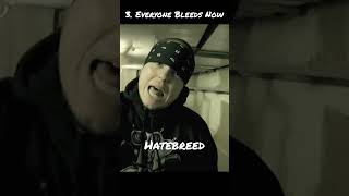 Hatebreed Top 5 Hit Songs metalcore hardcorepunk beatdownhardcore americanband jameyjasta [upl. by Nivlem856]