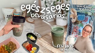 FEW DAYS IN MY LIFE • egészséges bevásárlás meal prep skin amp hair care haul [upl. by Doyle881]