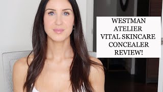 WESTMAN ATELIER VITAL SKINCARE CONCEALER✨REVIEW 12 HOUR WEAR TEST amp COMPARISONS [upl. by Matlick]