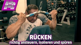 Rücken beim Training richtig ansteuern und spüren [upl. by Hosea]