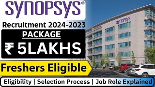 Synopsys Recruitment 2024  OFF Campus Drive For 2024  2023  2022 Batch Hiring [upl. by Isbel769]