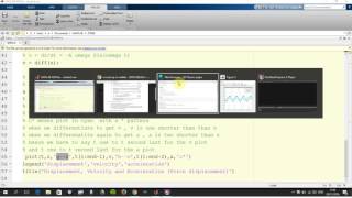 Simple Harmonic Motion in Matlab [upl. by Anaeed]