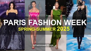 SPRING 2025 🌼 PARIS FASHION WEEK 27 collections fashion trending fashiontrends trendingnow [upl. by Tcideneb]