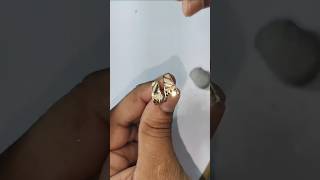 Gold jewellery earring design making video youtubeshortstrendinggamingdance🤗🖤👍 [upl. by Bronder]