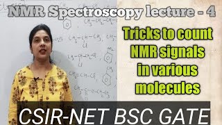 NMR spectroscopycalculation number of NMR signalssolved problems of NMR spectroscopy [upl. by Eyram]