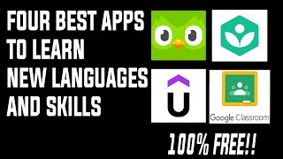 FOUR BEST LEARNING APPS FOR KIDS 100 FREE [upl. by Naols]