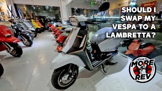 Test riding the Lambretta X200 X300 and G350 [upl. by Mlehliw]