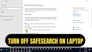 how to turn off safesearch on laptop [upl. by Banks]