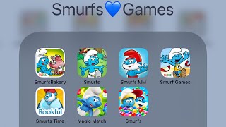 The Smurfs BakeryThe Smurfs VillageThe Smurfs and the Magical MeadowMagic MatchBubble Story [upl. by Ruffina]