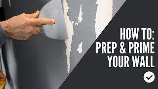 How To Prep amp Prime Your Wall For Wallpaper  TotallyCustomWallpaper [upl. by Nivert]